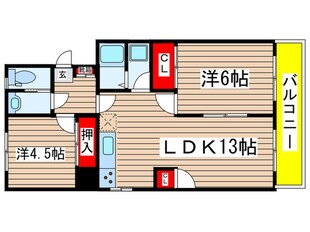 第二桜山ハイツの物件間取画像